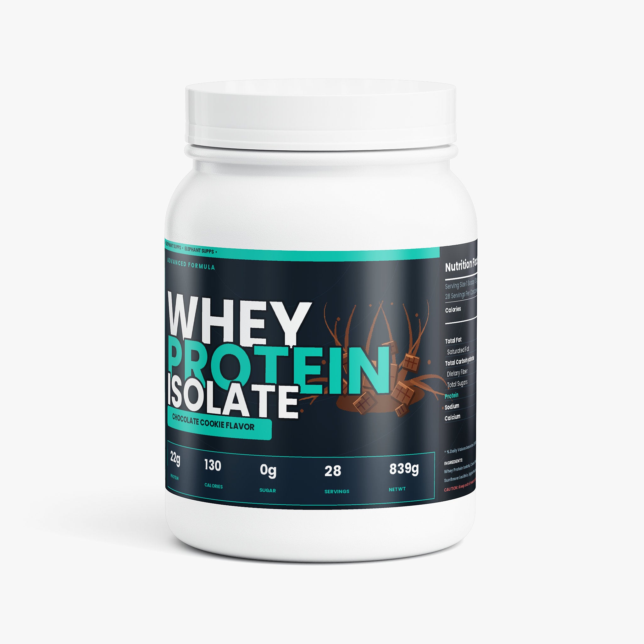 Advanced 100% Whey Protein Isolate (Chocolate Cookie)
